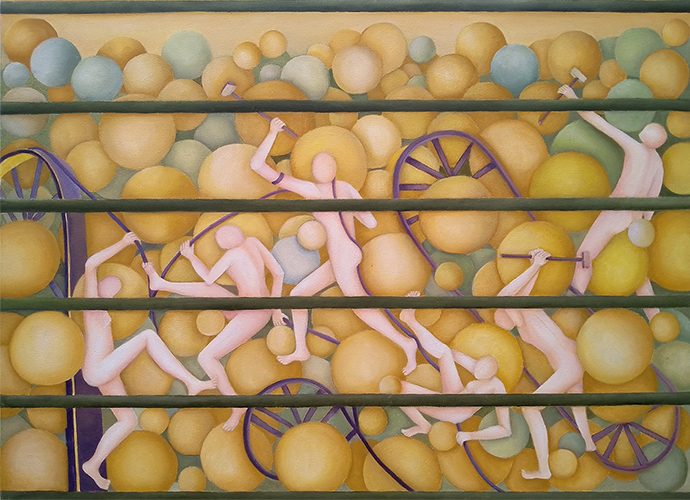 Pintura 2017. La Fábrica (60 x 80)